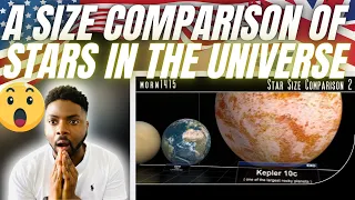 🇬🇧BRIT Reacts A SIZE COMPARISON OF THE BIGGEST STARS IN THE UNIVERSE!