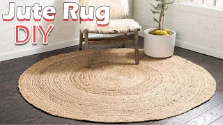 DIY Handmade Jute BIG Carpet || Make at home very easily|| #Jute DIY,Rug