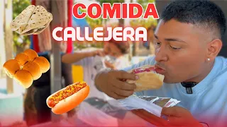 Probando COMIDA CALLEJERA en LA CEIBA