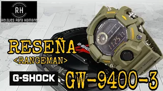 El G-Shock Rangeman GW-9400-3. Reseña PARTE 1. En español.