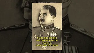 Кто уговорил Сталина стать Генералиссимусом? #shorts