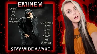 First Time Hearing EMINEM - "Stay Wide Awake" REACTION