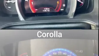 Renault Megane 1.3 TCe 140 HP VS Toyota Corolla 1.6 132 HP