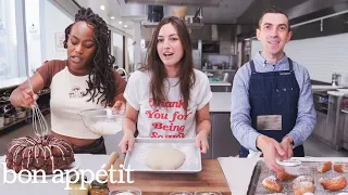 Pro Chefs Transform Pizza Dough Into 6 New Dishes | Test Kitchen Talks | Bon Appétit