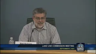 Land Use Commission Meeting 9-6-2023