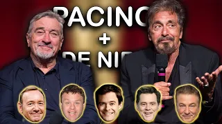 Funniest Al Pacino + Robert De Niro Impressions