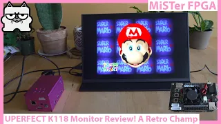 UPERFECT K118 18" Monitor Review! 144Hz of Retro Gaming Free Sync Fun! A Great Portable Monitor