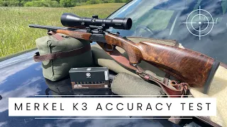 Accuracy Testing the Merkel K3 Kipplauf (308 Win)