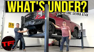 What's UNDERNEATH the New 2023 GMC Sierra AT4X AEV? Only One Way To Find Out!