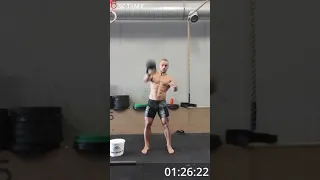 Snatch test 24 kg in 5'  - 156 reps