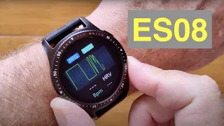 Bakeey ES08 Answer Bluetooth Calls, ECG/PPG Charts, SpO2,IP67 Health Smartwatch: Unboxing & 1st Look