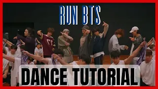 BTS 「RUN BTS」 Dance Practice Mirror Tutorial (SLOWED)