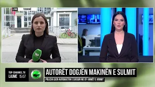 Top Channel/ Autorët dogjën makinën e sulmit, policia gjen automjetin e djegur me dy armët e krimit