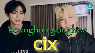 (eng sub) CIX SEUNGHUN YONGHEE VLIVE●05/08/22