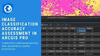 Accuracy Assesment of Image Classification in ArcGIS Pro ( Confusion Matrix and Kappa Index )