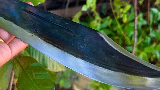 Knife Making - Forging A Sharp Knife From A Rusty Steel