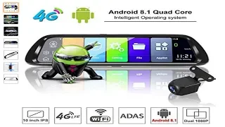 Oglinda android cu navigatie GPS & dual DVR Camera (FULL Review)