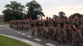 The 2nd Marine Division on a Division-Wide Three Mile Run