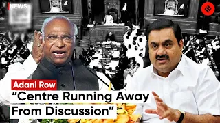 “Centre Running Away From Discussion”: Mallikarjun Kharge On Adani Row