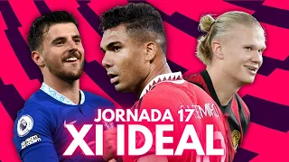 EL XI IDEAL DE LA JORNADA 17 DE LA PREMIER LEAGUE 22/23