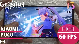 Xiaomi Poco F3 Snapdragon 870 5G Test Game Genshin Impact | High 60 Fps With Fps Meter MIUI 13