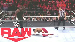 Street profits vs aj styles & omos wwe raw, Nov. 22, 2021 match