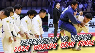 Judo Worlds 2024 SEMI FINAL JAPAN vs UZBEKISTAN Teams Event - Judo World Championships 世界選手権団体戦決勝