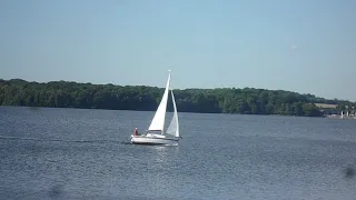 Sailart 20 au Lac de l'Eau d'Heure