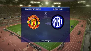 PES 2013 UPDATE 2024 UEFA Champions League Manchester United vs Inter Milan