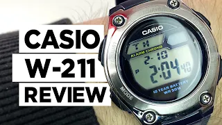 #CASIO W-211 Digital Watch Review (Module 3091) - A Casio that deceptively surprisingly small!