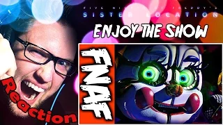 "Enjoy the Show" - FNAF SL Song by NateWantsToBattle feat. JackSepticEye REACTION!