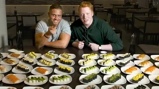 Utmanar Sverigesmästaren i att äta sushi