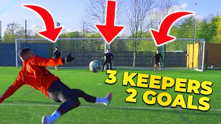 3 KEEPERS 2 GOALS! EPIC F2 SHOOTING BATTLE! 👐🏻🥅👐🏻🥅👐🏻