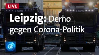 Live aus Leipzig: Demo gegen Corona-Politik