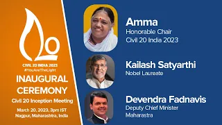 C20 Inception Meeting - Inaugural Ceremony - Nagpur - March 20 3pm IST
