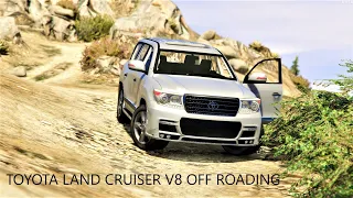 TOYOTA LAND CRUISER V8 OFF-ROADING | Real Life Mod # 104 l GTA 5 | UrduHindi | Leon Gaming