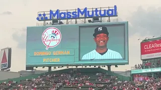 MLB the rivalry series! The New York Yankees versus the Boston Red Sox starting lineups