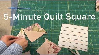 5 Minute Quilt Square