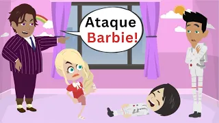 Lisa VS Barbie! - Spanish short Story with Subtitles