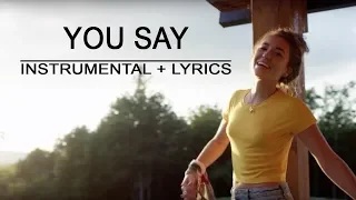 You Say - Lauren Daigle | Piano Instrumental with Lyrics | by Betacustic