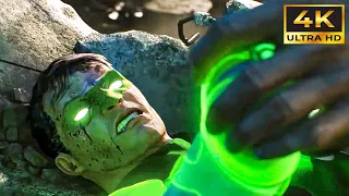 Black Adam Kills Green Lantern JUSTICE LEAGUE Fight Scene Cinematic - DC Universe 4K
