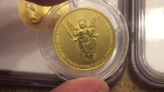 Gold: 1/4 Ukraine Archangel 2001 & 1995 gold panda discount spots