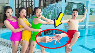 FUNNIEST HOLDING HANDS PRANK BATTLE NERF Dr. PPGirl Nerf Guns WONDERFUL TIKTOK DREAM GIRL PRANK VTL