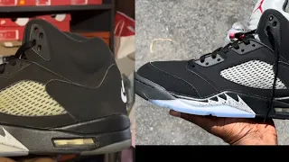 Quick Tutorial: How to un yellow the netting and soles on your 2016 Jordan Metallic 5s‼️🧊🧊🧊🔥🔥