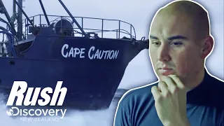 Stormy Seas Causes Tensions To Flare Aboard The Cape Caution | Deadliest Catch