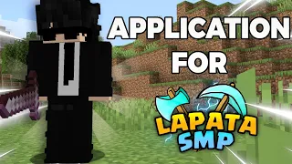 My application for Lapata SMP