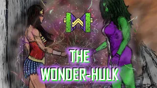 What if Wonder Woman fuses with She Hulk Mavel DC Crossover Concepts Custom Art | Alternate Visions