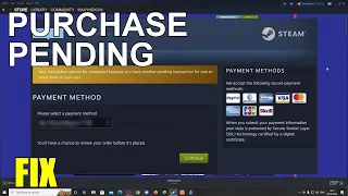 STEAM PENDING TRANSACTION ERROR FIX (TUTORIAL) |Steam Store Checkout