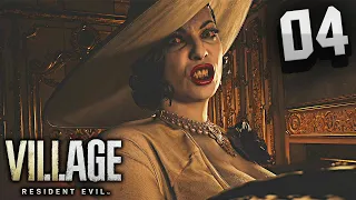 RESIDENT EVIL 8 VILLAGE - RUNNING FROM LADY D & DAUGHTER BOSS FIGHT - Part 4 (RE 8 Village 4k)