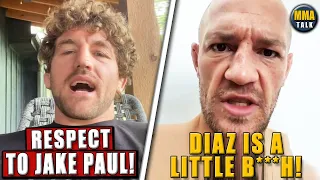 Ben Askren REACTS to Jake Paul DEFEATING Tyron Woodley, McGregor & Diaz GO BACK AND FORTH on Twitter